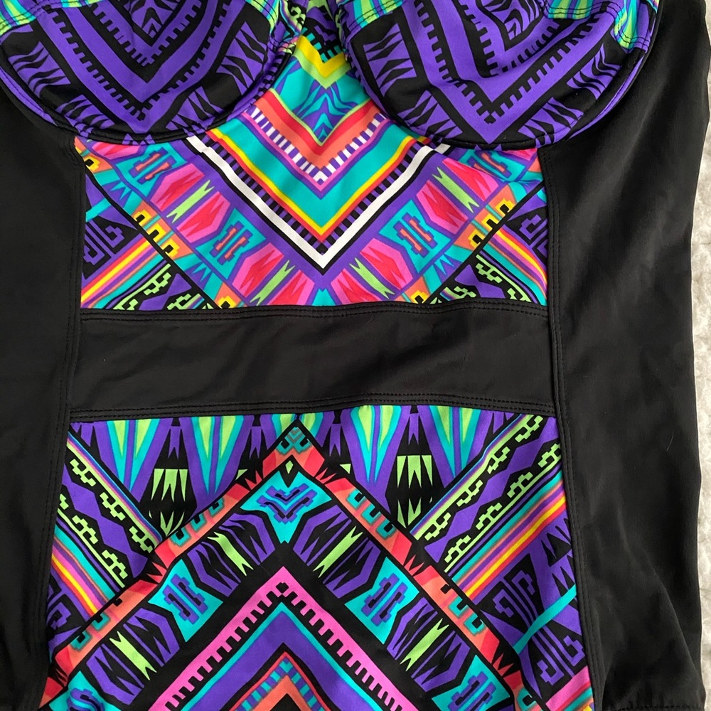 Colorful One-Piece Swimsuit